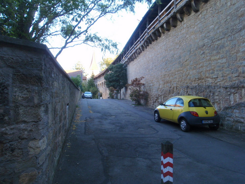 Fortress Wall looking north.